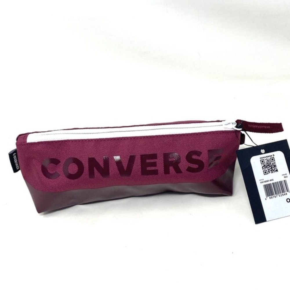 🎒SCHOOL SALE🎒Converse Speed Supply Pencil Pouch Burgundy Bag 10018263-A02 523
